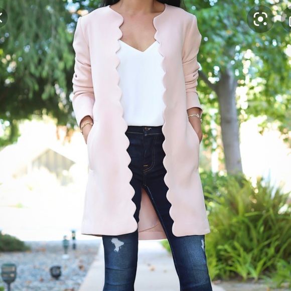 H&M Scalloped Coat - Picture 3 of 7